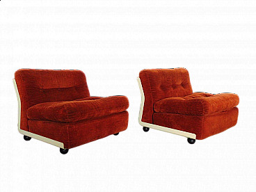 Pair of Amanta armchairs by Bellini for B&B Italia, 1970s