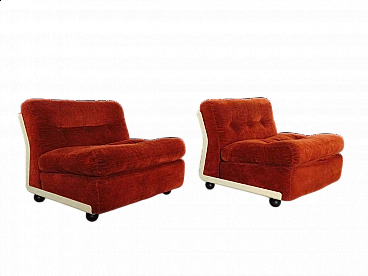 Pair of Amanta armchairs by Bellini for B&B Italia, 1970s