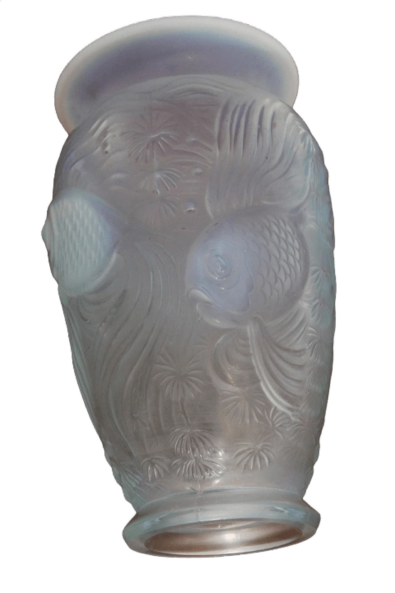 Iridescent opaline glass vase, 1930s 11