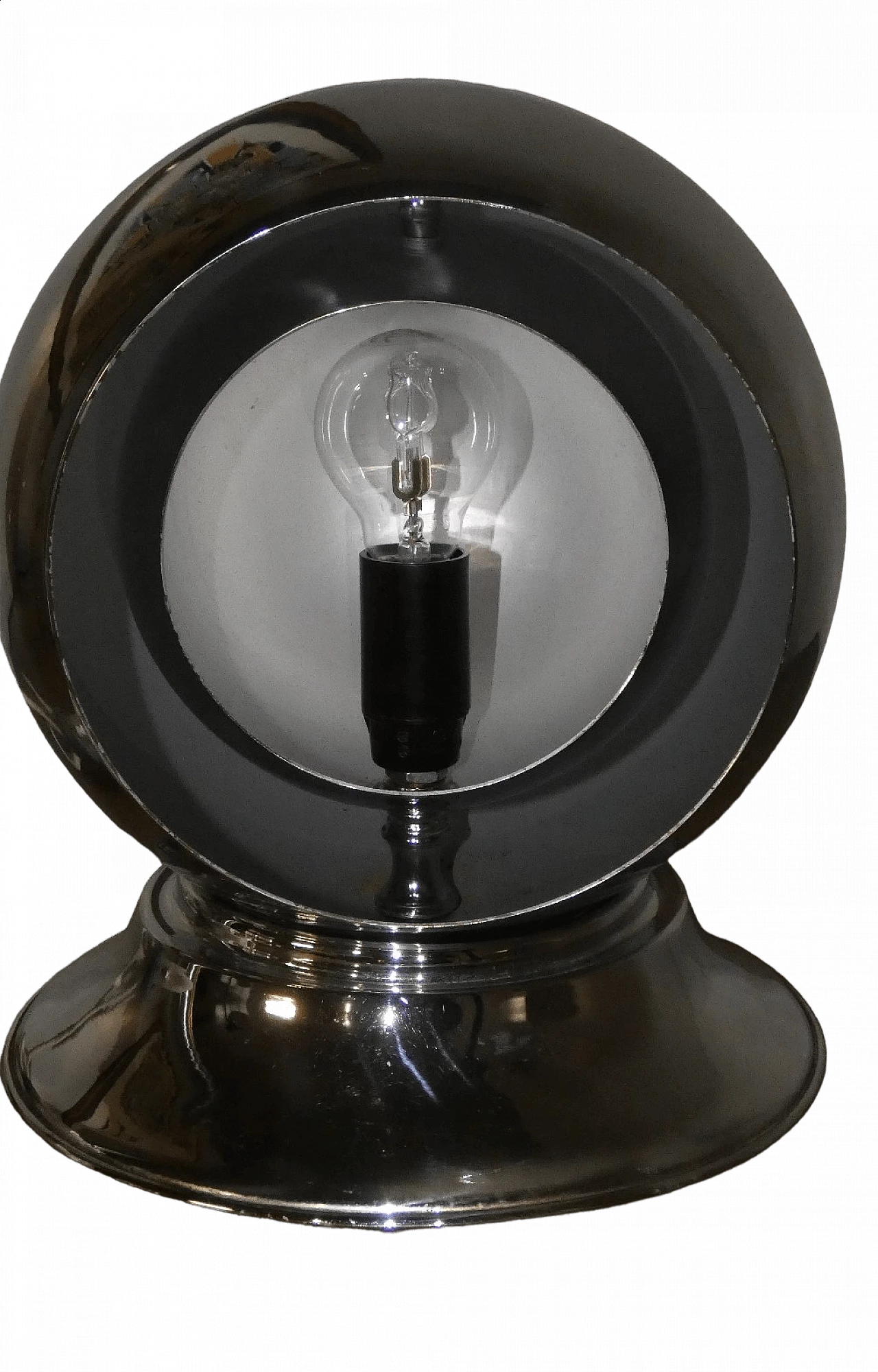 Chromed steel table lamp, 1970s 8