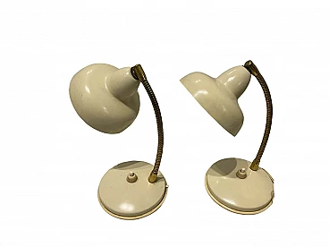 Pair of desk lamps, 1960s
