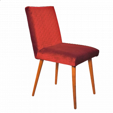200-244 beech upholstered chair for Słupskie Fabryki Mebli, 1970s