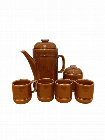 Four-piece ceramic service by Franco Pozzi, 1970s
