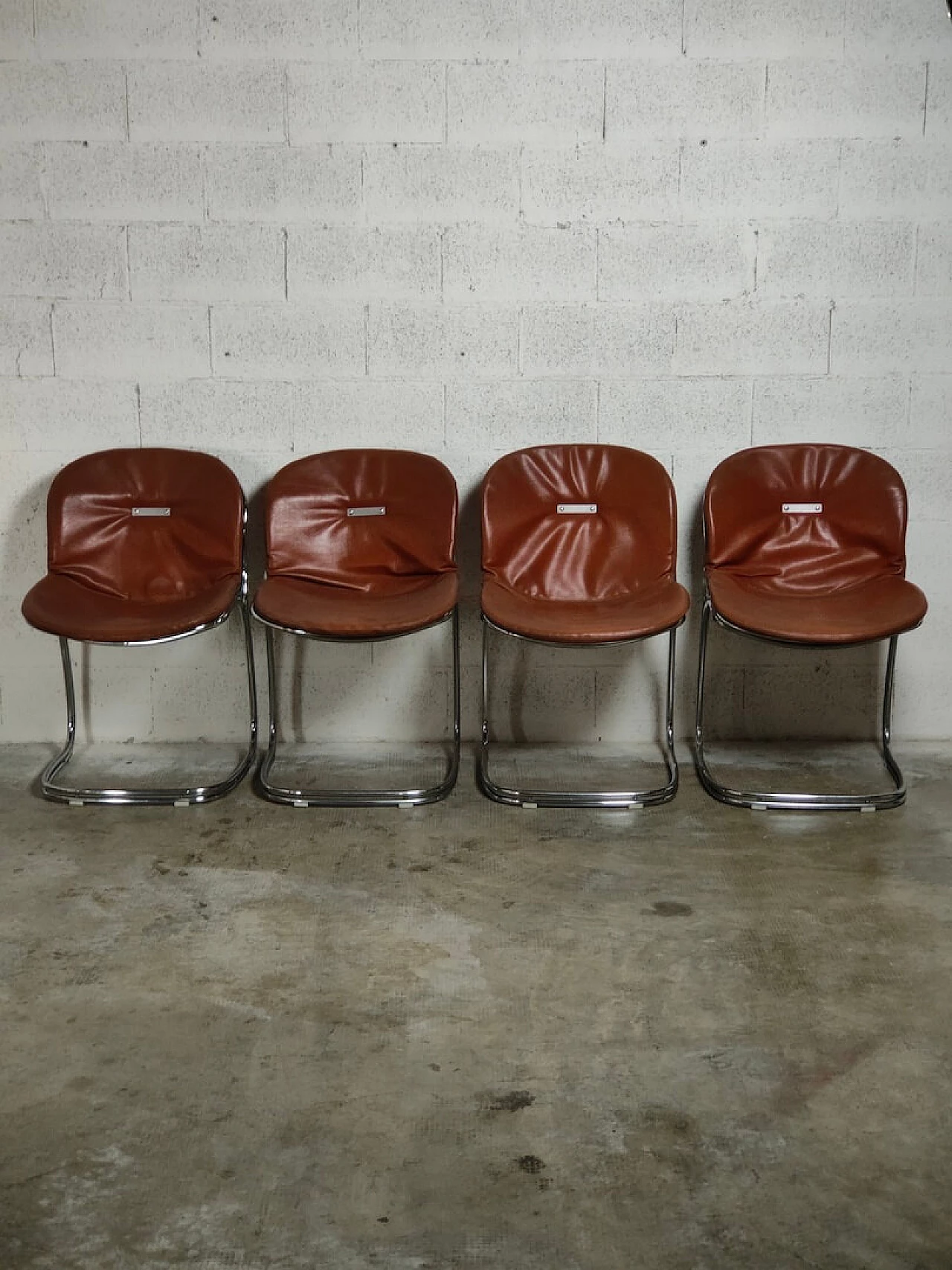 4 Sabrina chairs by Gastone Rinaldi for Rima, 1970s 4