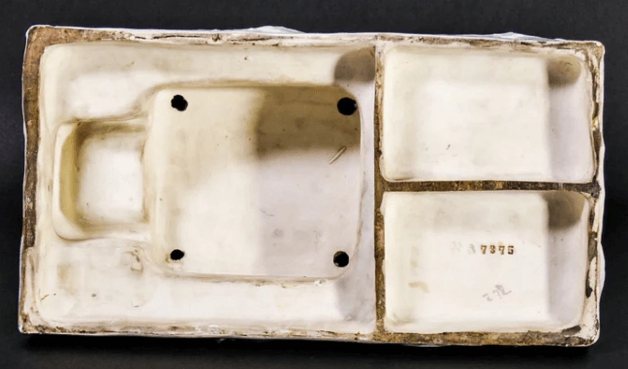 Franz Sautner, Children at the fountain, ceramic sculpture, 1920s 7