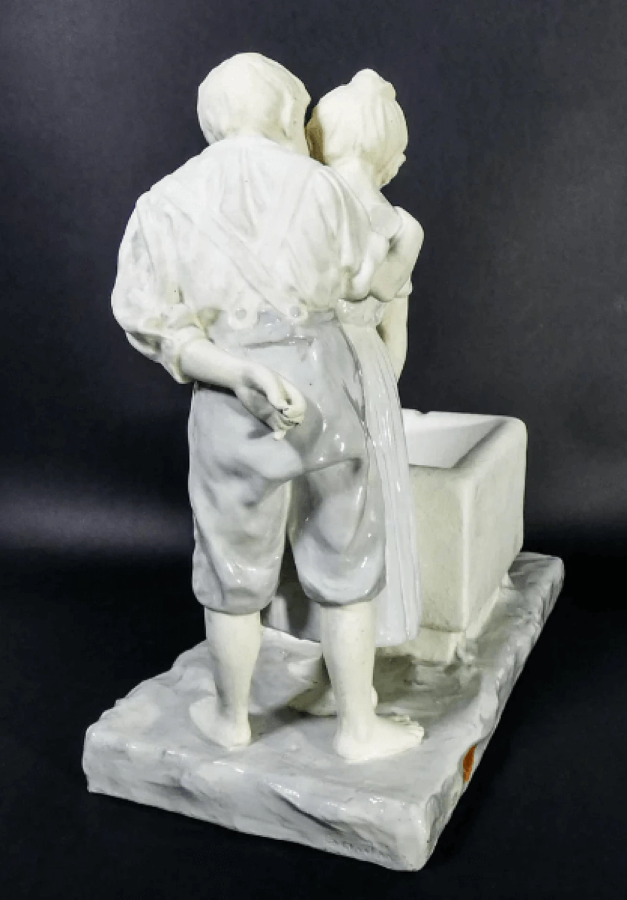 Franz Sautner, Children at the fountain, ceramic sculpture, 1920s 13