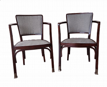 Pair of armchairs by Koloman Moser for J. & J. Kohn, early 20th century