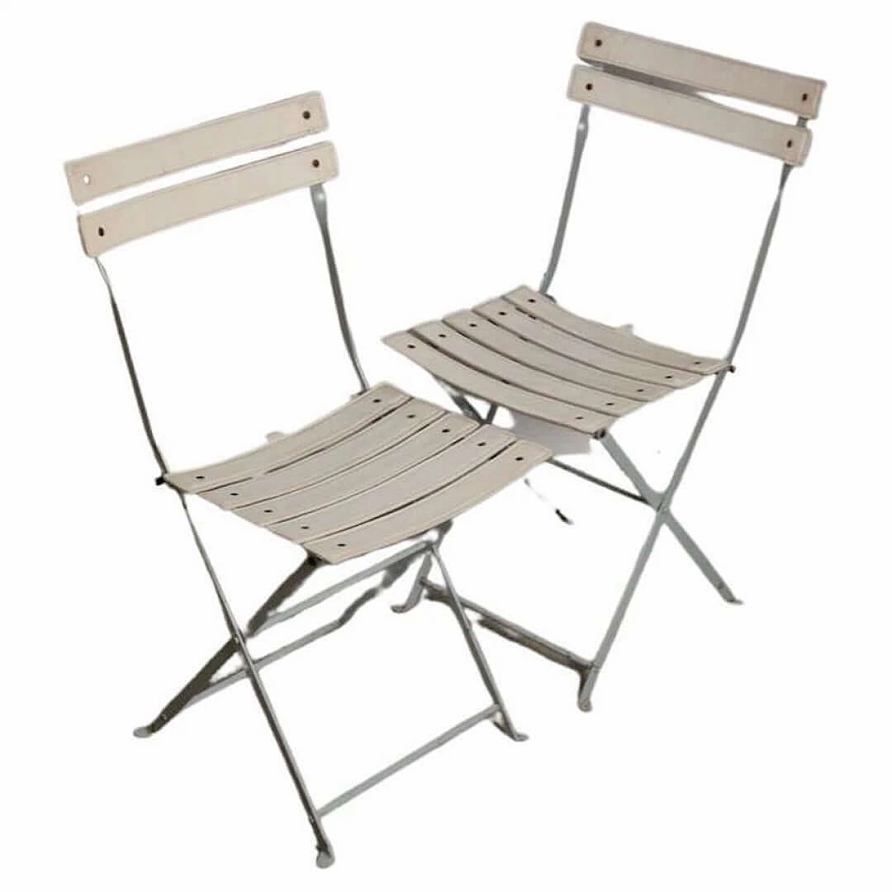 Coppia di sedie pieghevoli Celestina di Marco Zanuso per Zanotta, anni '80 1