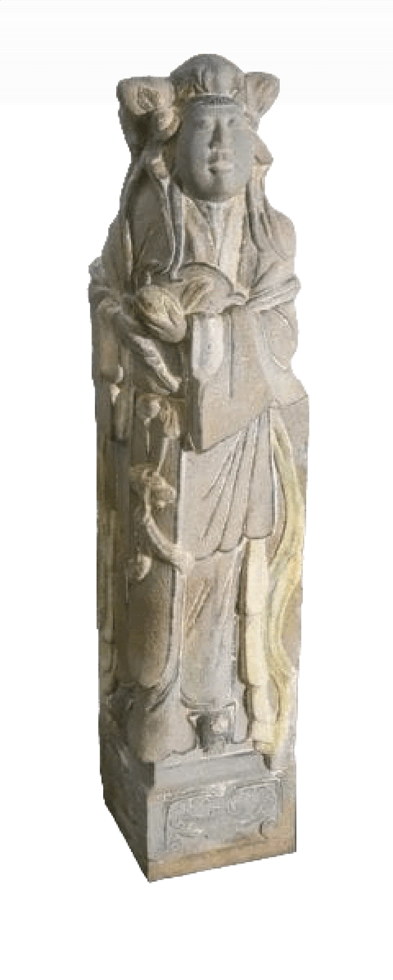 Scultura cimiteriale giavanese in pietra, inizio '800 14