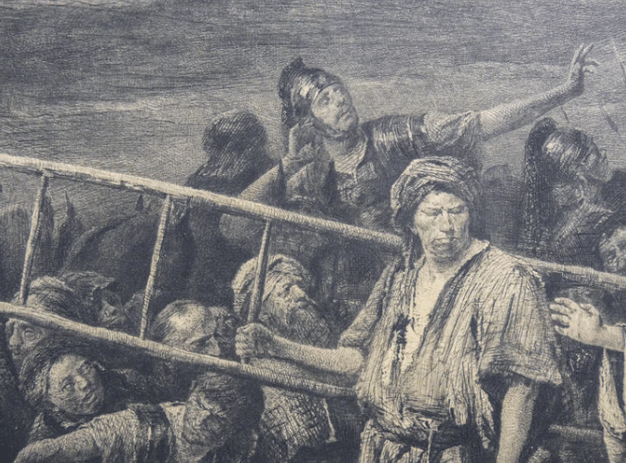 Karl Köpping and Mihály Munkácsy, Golgotha, etching, 1888 4