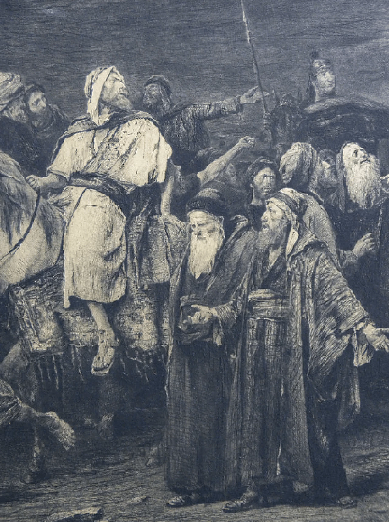 Karl Köpping and Mihály Munkácsy, Golgotha, etching, 1888 14