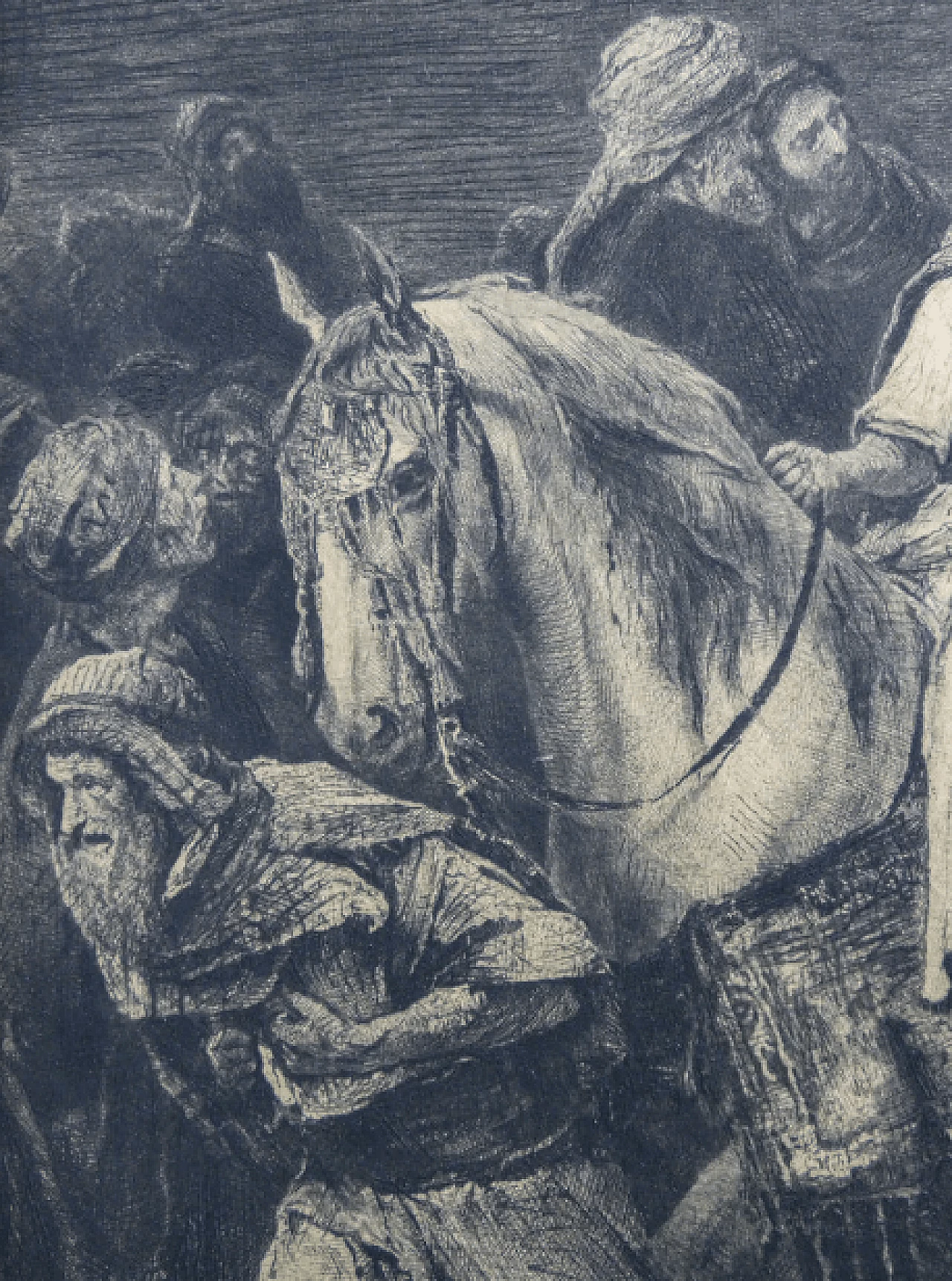 Karl Köpping and Mihály Munkácsy, Golgotha, etching, 1888 15