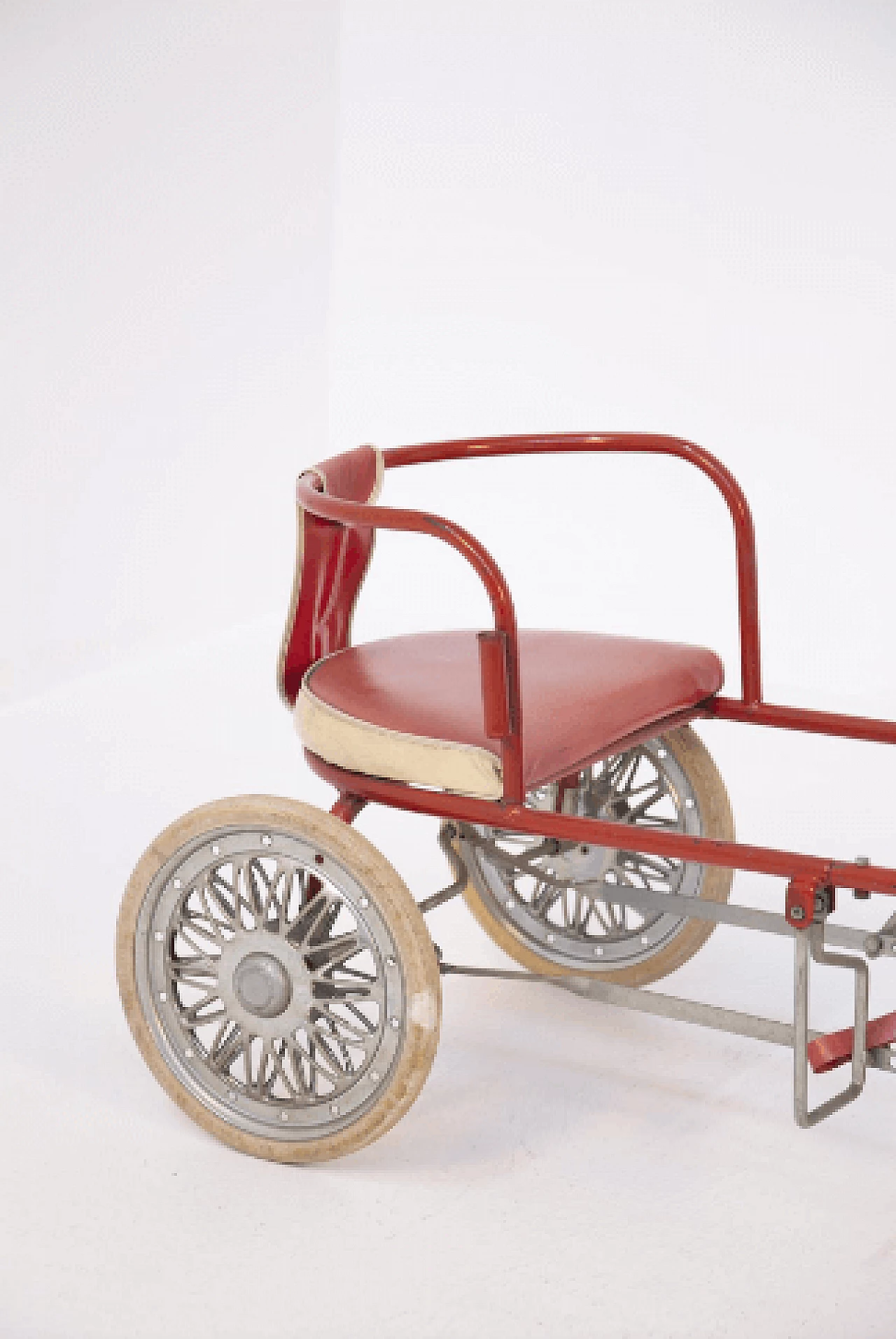 Carretto giocattolo con cavallo, anni '50 3