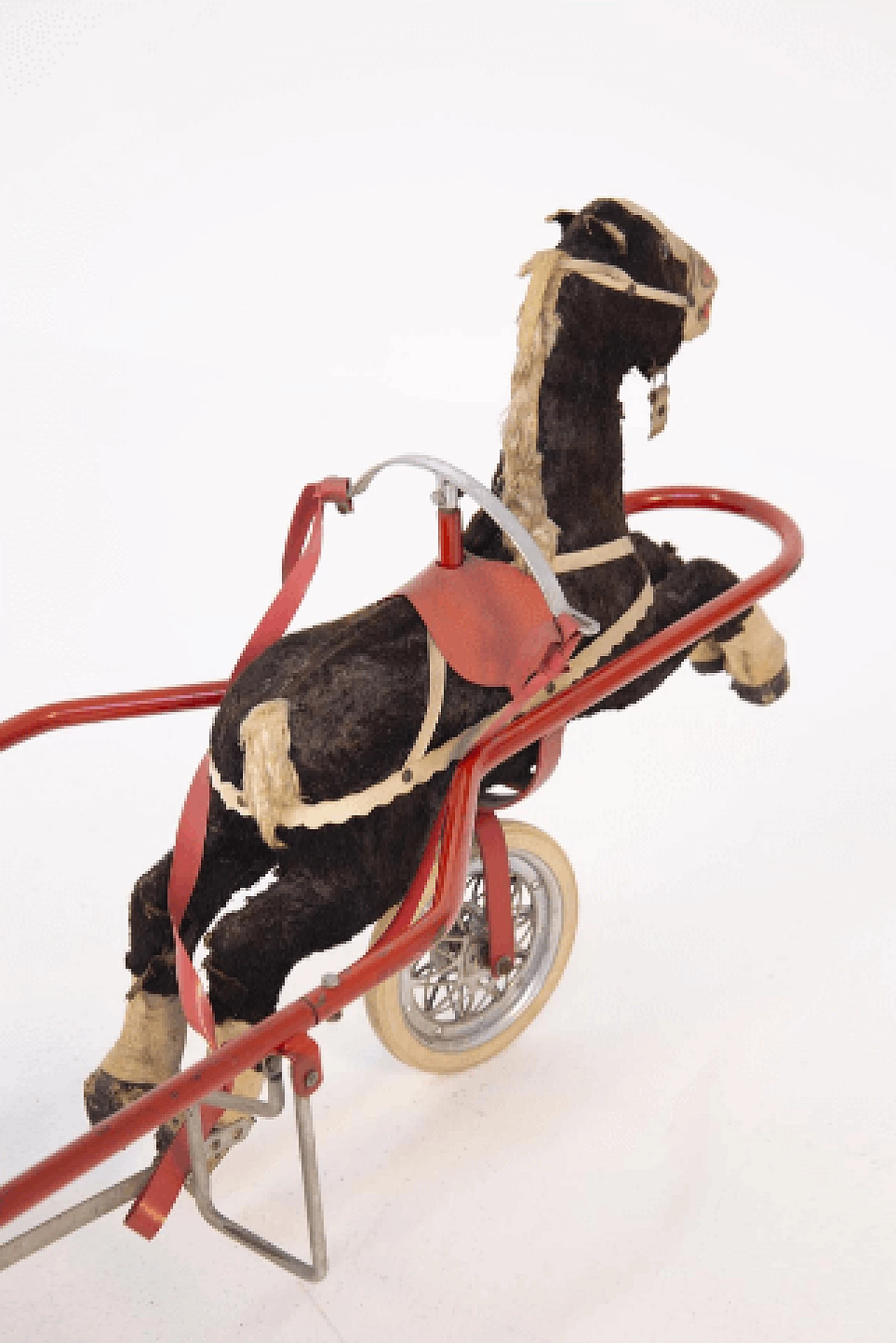 Toy cart with horse, 1950s 4