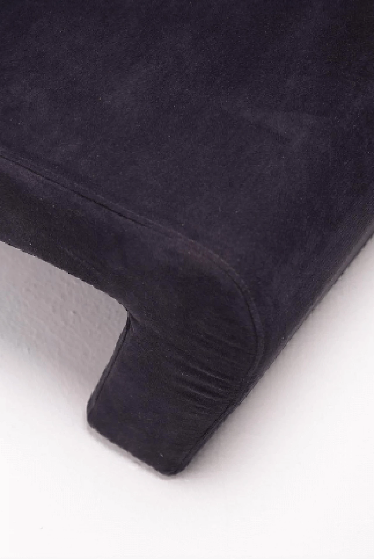 Divano in acciaio e velluto nero di MDF Italia, anni '90 9