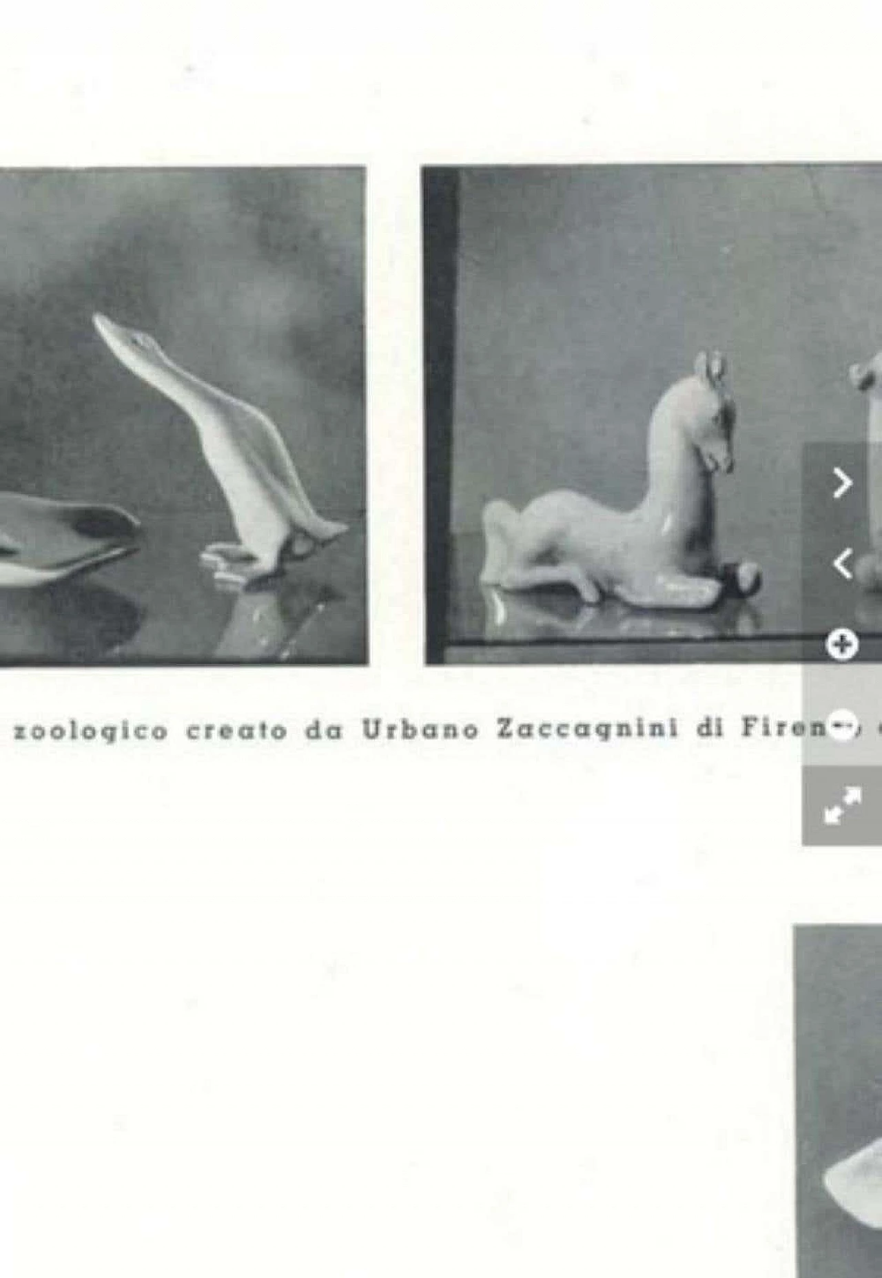 Coppia di sculture di anatre in ceramica aerografata di Ugo Zaccagnini, anni '50 2