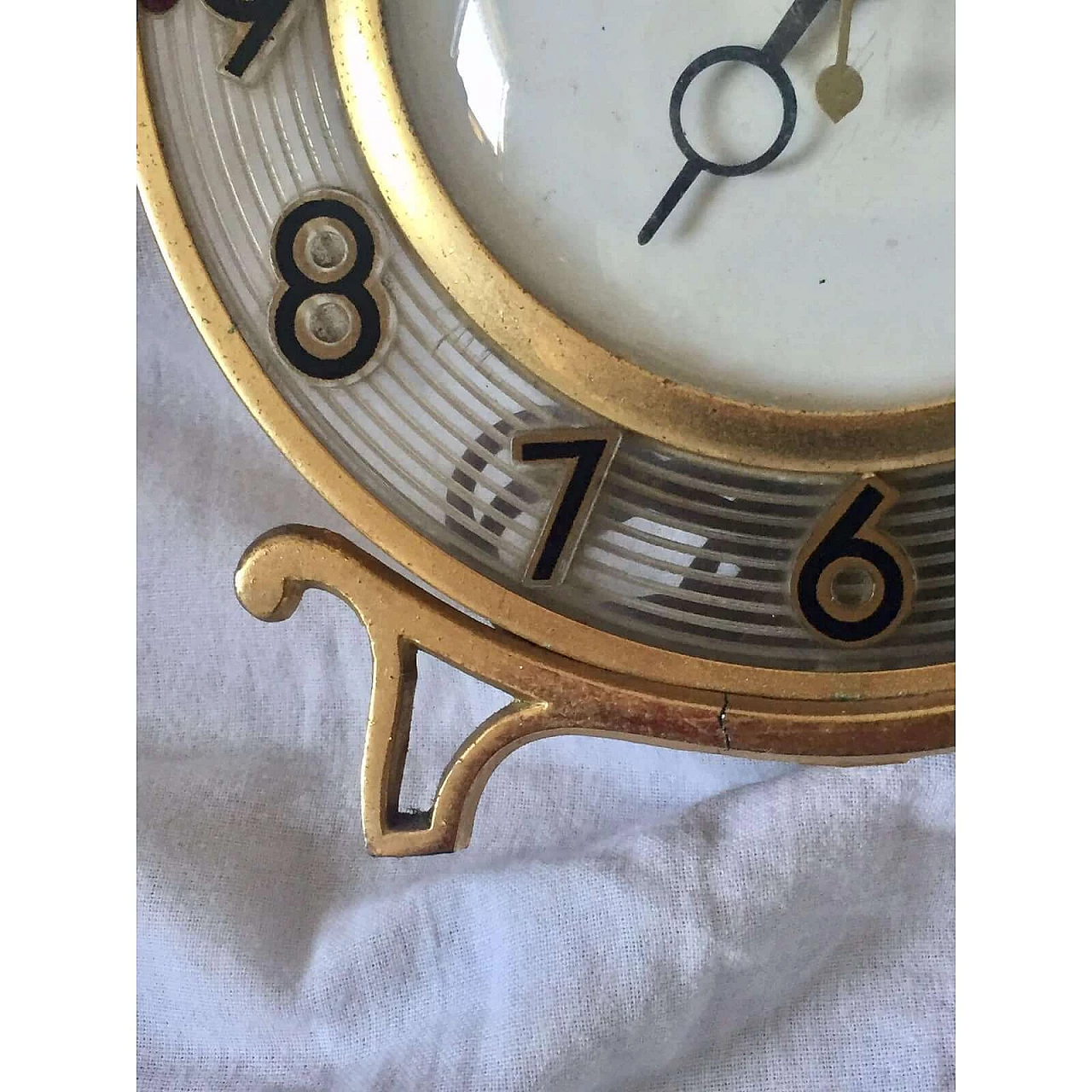 Orologio sveglia 570 di United Clock Corp, anni '40 4
