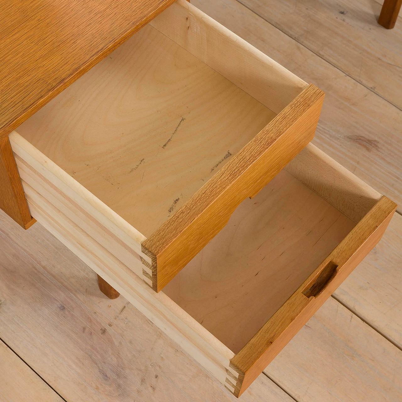 Oak dressing table 40 by Kai Kristiansen for Aksel Kjersgaard, 1960s 7