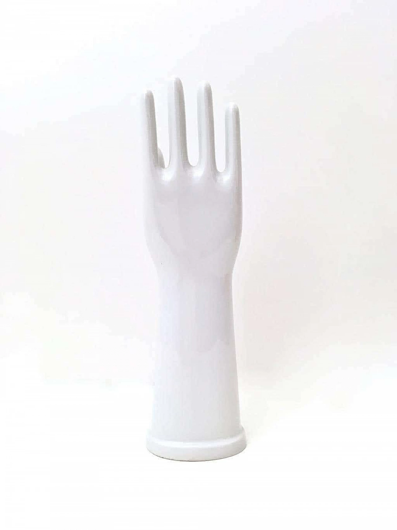 Rosenthal enamelled porcelain glove mould, 1970s 6