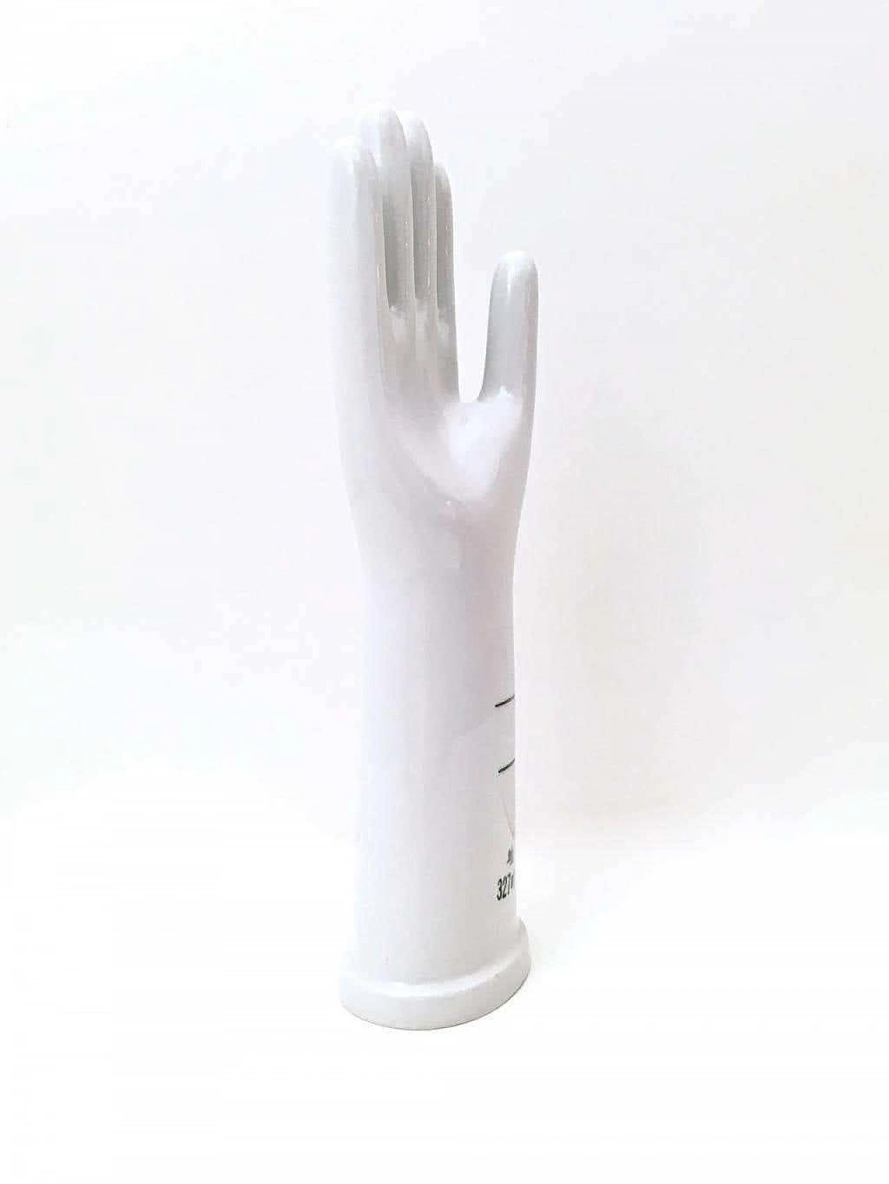 Rosenthal enamelled porcelain glove mould, 1970s 7