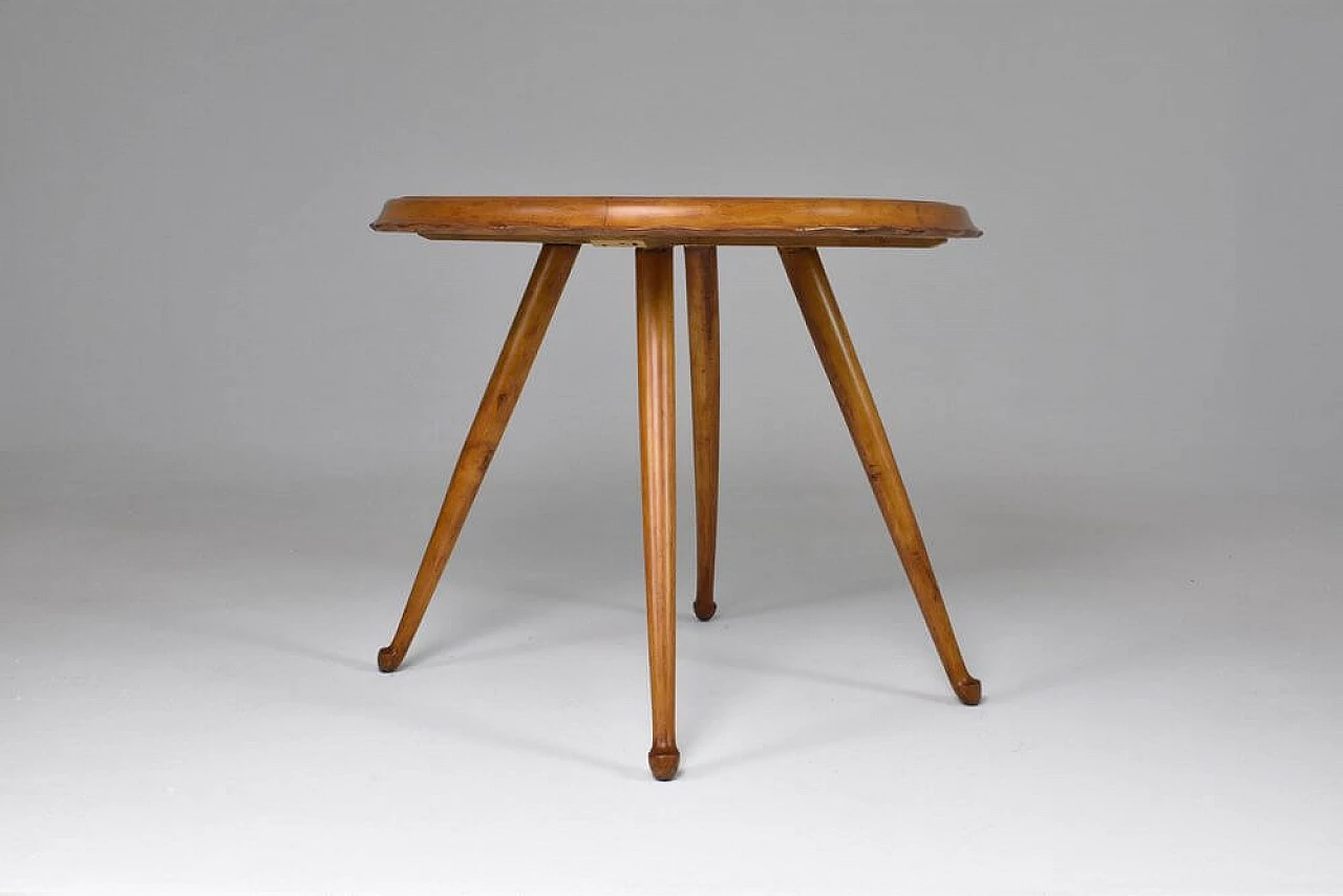 Wooden coffee table by Paolo Buffa, 1955 6