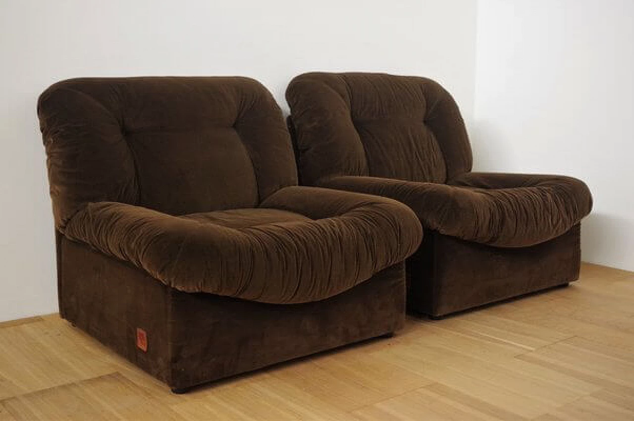 5 Panarea modular armchairs by Lev & Lev, 1970s 6