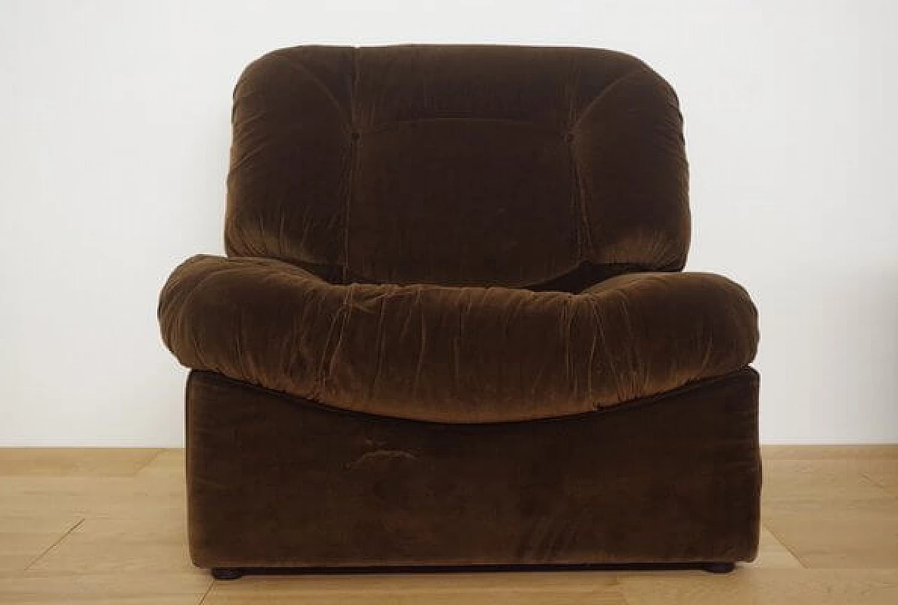 5 Panarea modular armchairs by Lev & Lev, 1970s 7