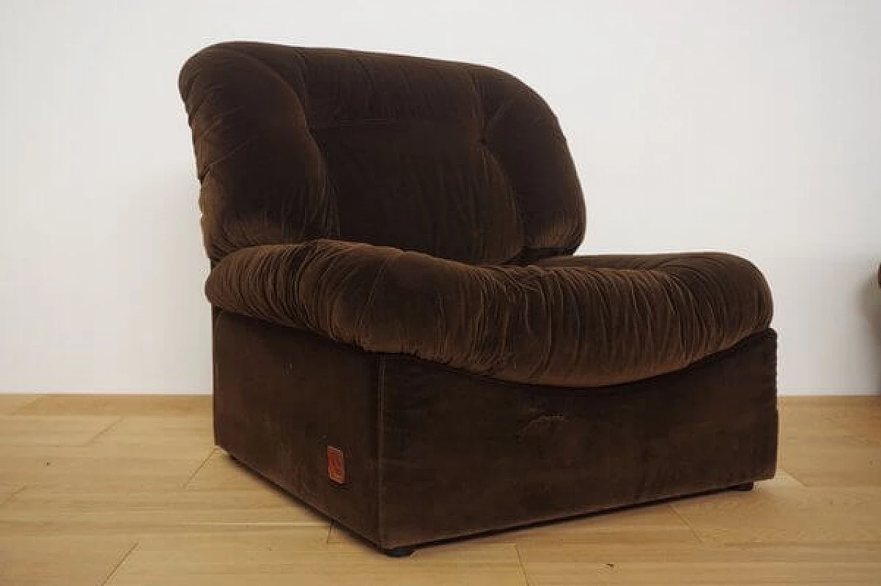 5 Panarea modular armchairs by Lev & Lev, 1970s 8