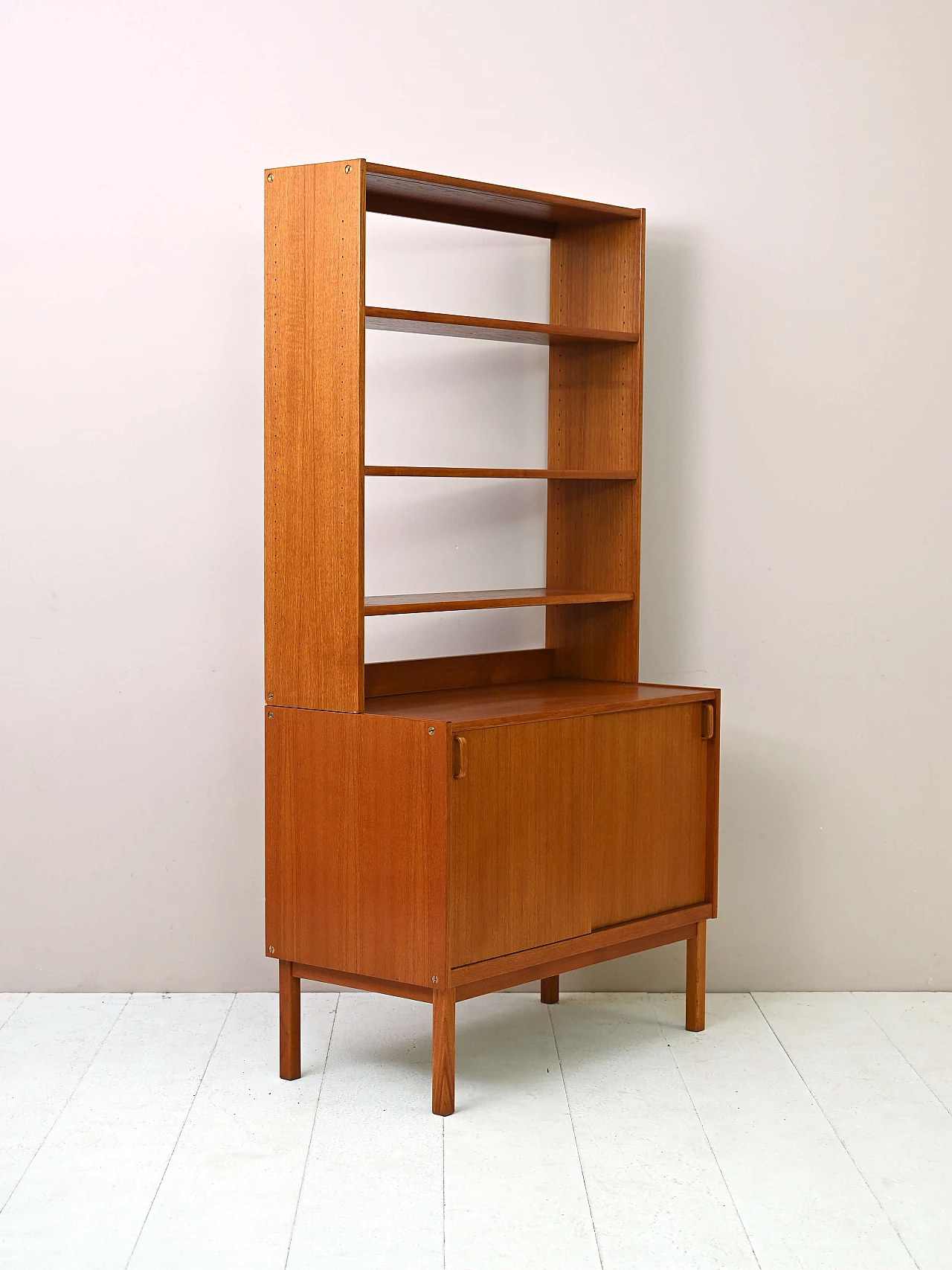 Libreria con piccola credenza di Bertil Fridhagen per Bodafors, anni '60 4