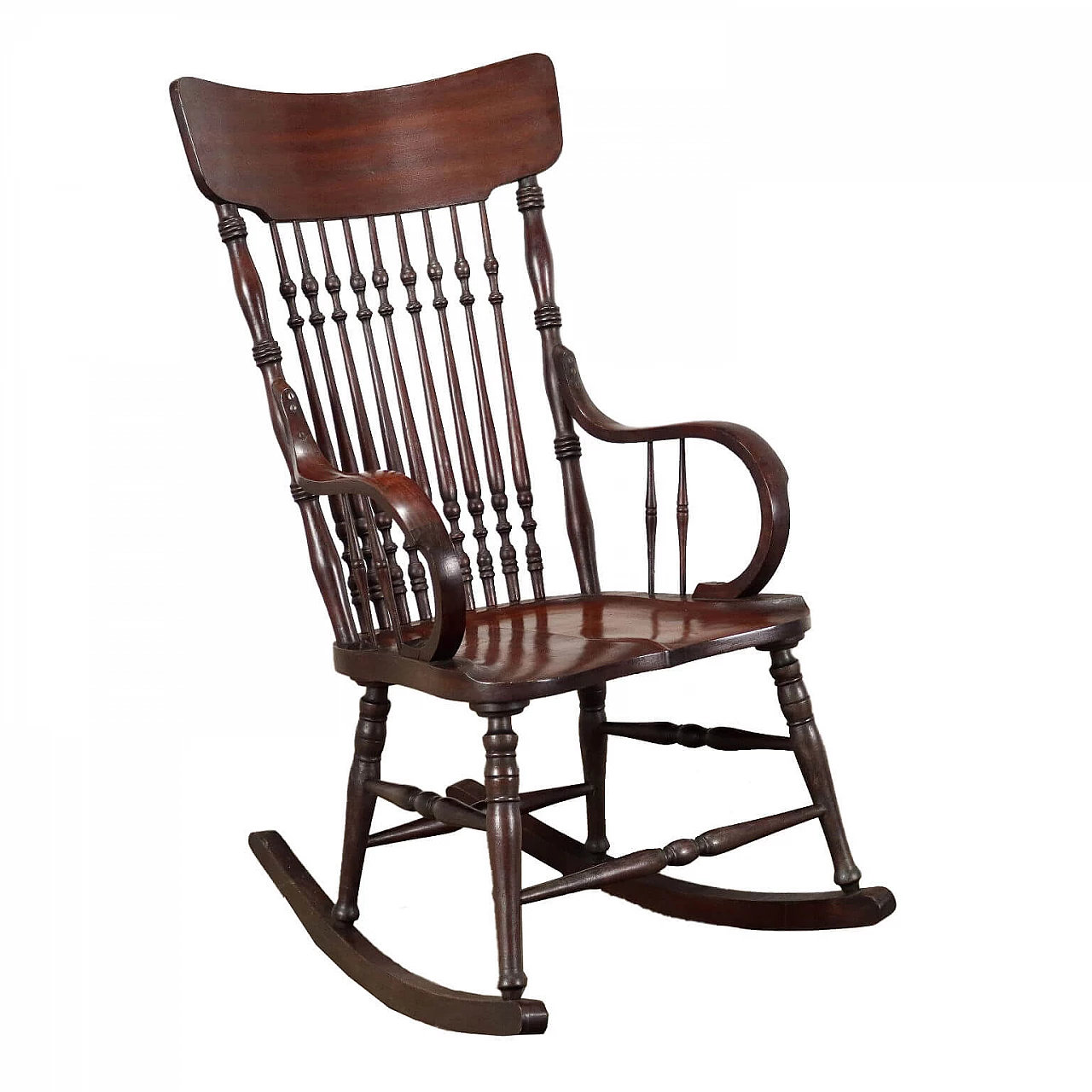 Mahogany rocking chair, early 20th century 1