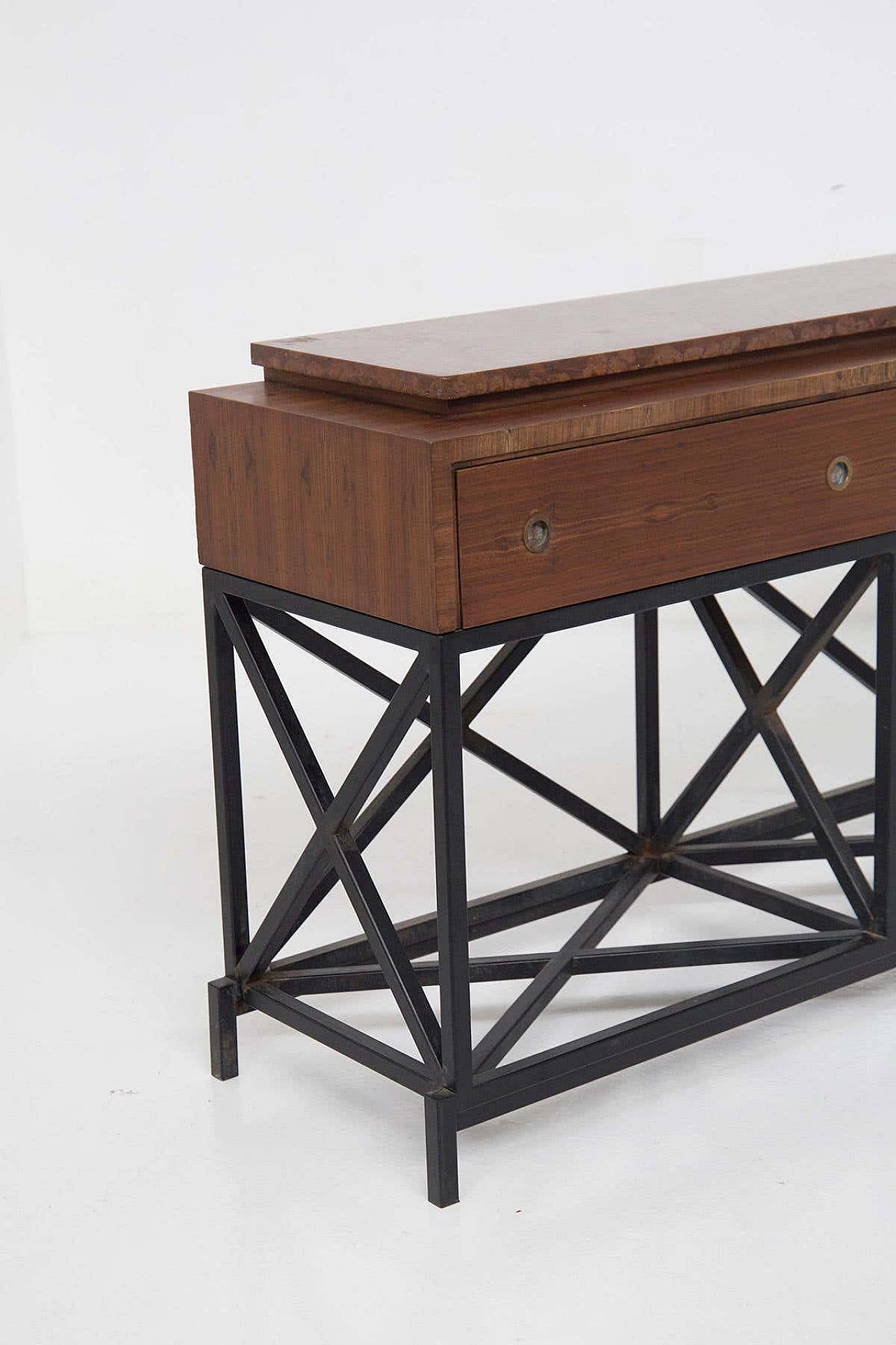 Credenza in legno, metallo e cristallo di Banfi, Belgioioso e Peressutti, 1941 1