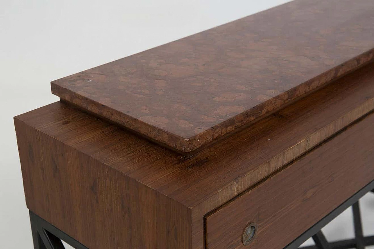 Credenza in legno, metallo e cristallo di Banfi, Belgioioso e Peressutti, 1941 3