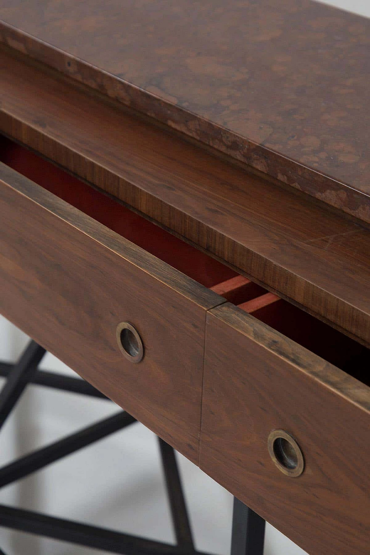 Credenza in legno, metallo e cristallo di Banfi, Belgioioso e Peressutti, 1941 5