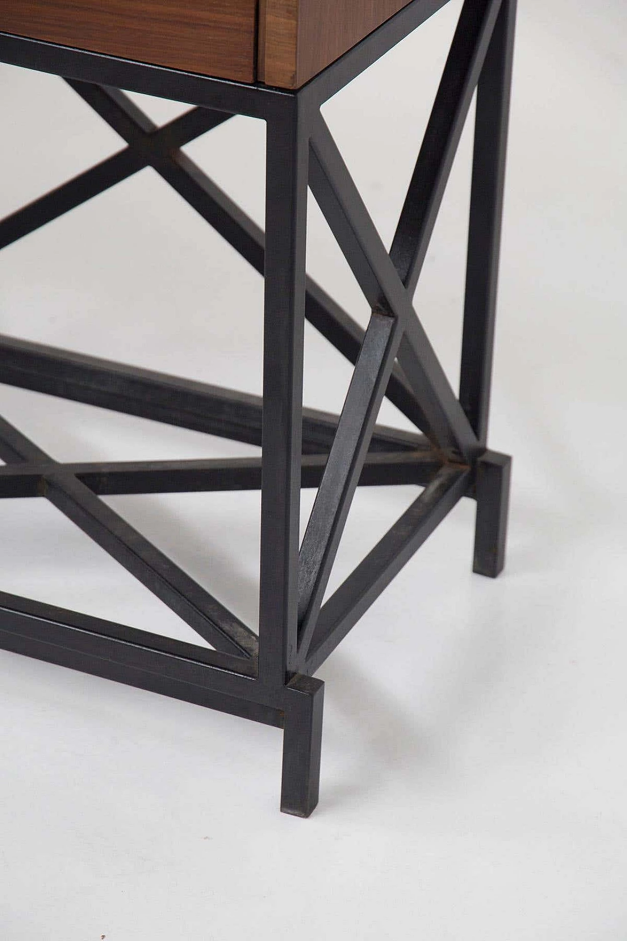 Credenza in legno, metallo e cristallo di Banfi, Belgioioso e Peressutti, 1941 7