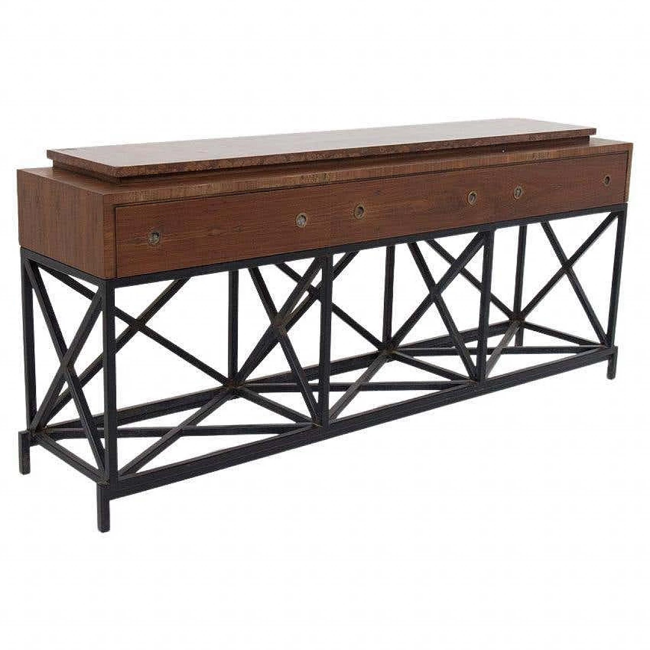 Credenza in legno, metallo e cristallo di Banfi, Belgioioso e Peressutti, 1941 9