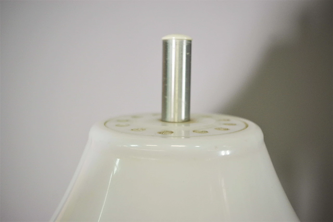 Metal and glass table lamp in the style of Gepo, 1970s 3