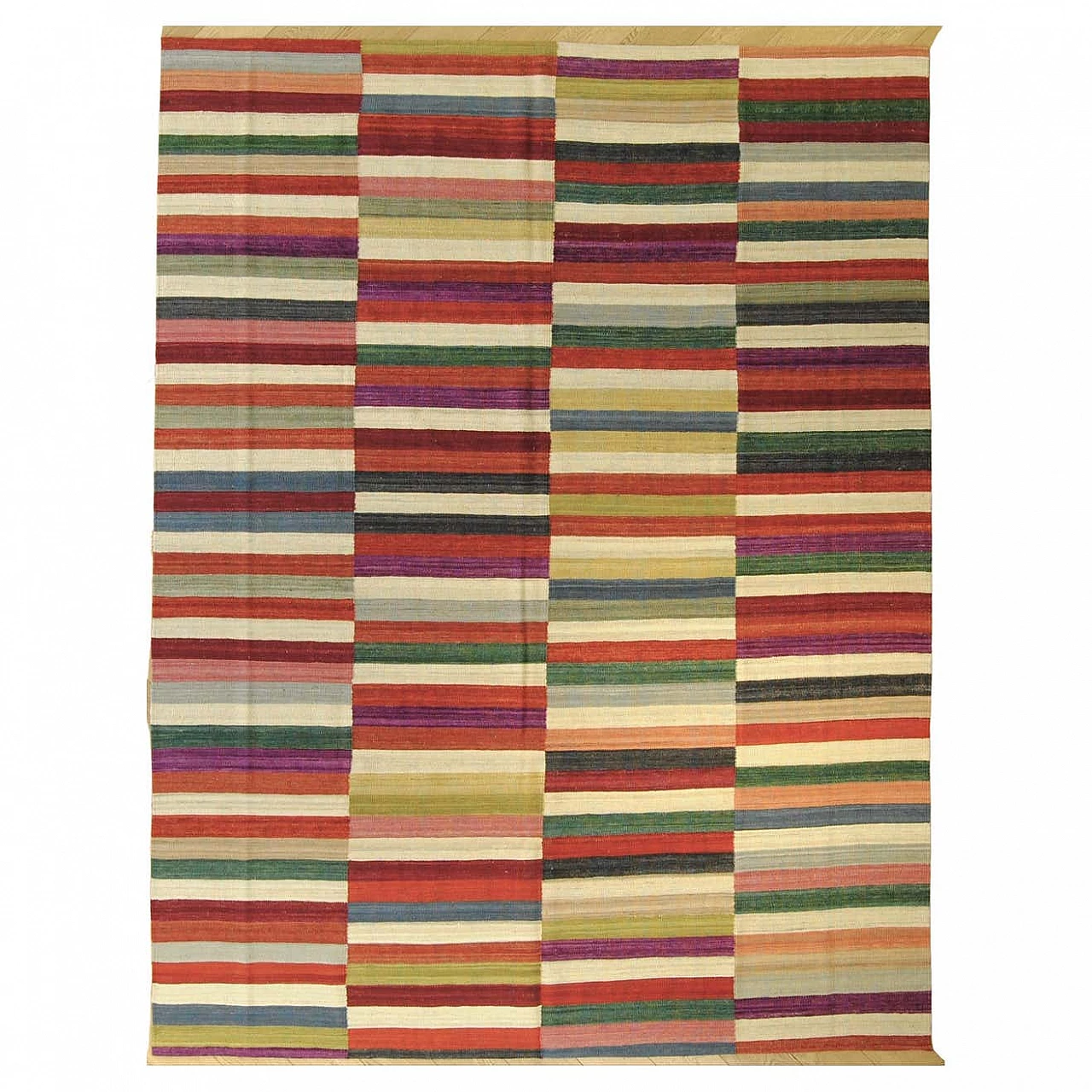 Tappeto Kilim Kaudani geometrico multicolore, 2021 2