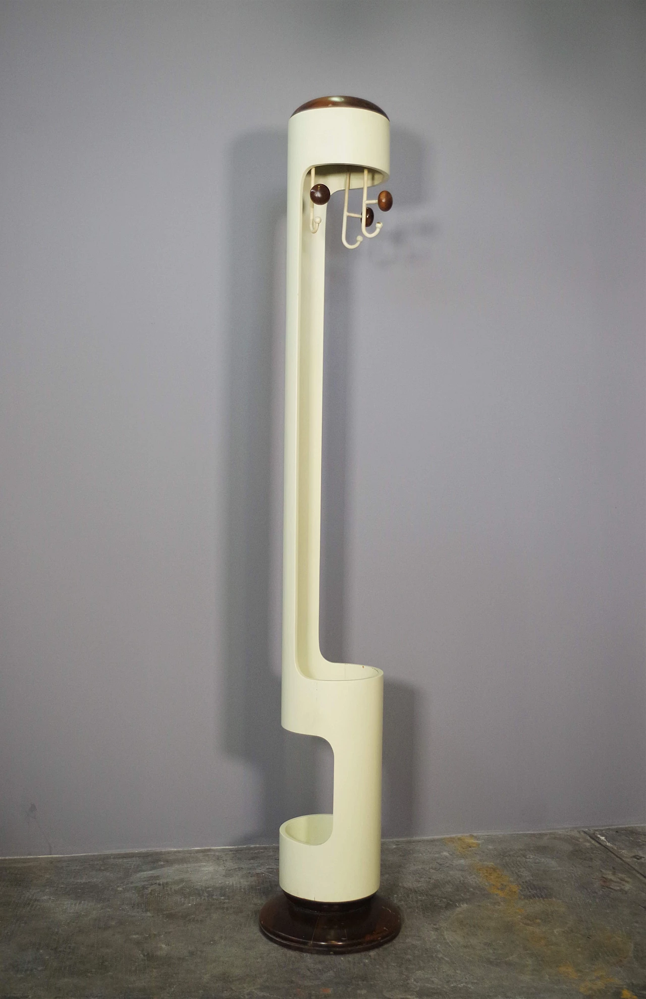Coat rack with umbrella stand by Joe Colombo, 1960s 3