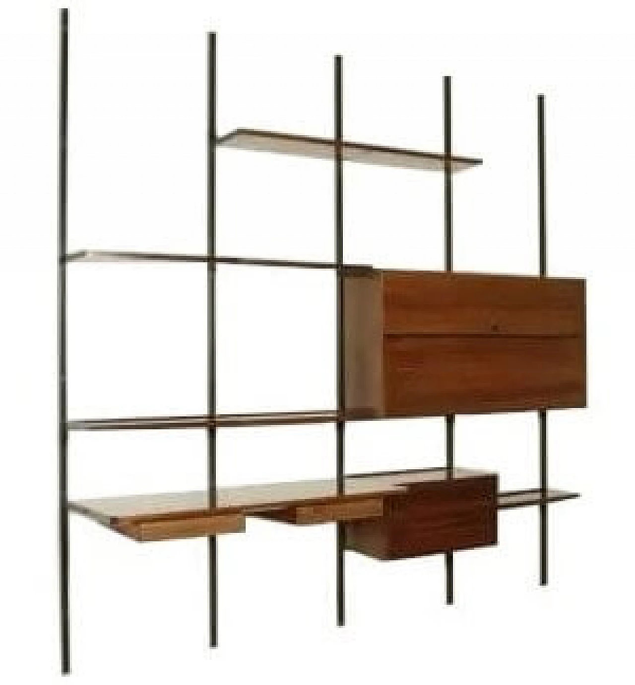 Libreria E22 di Osvaldo Borsani per Tecno, anni '50 6