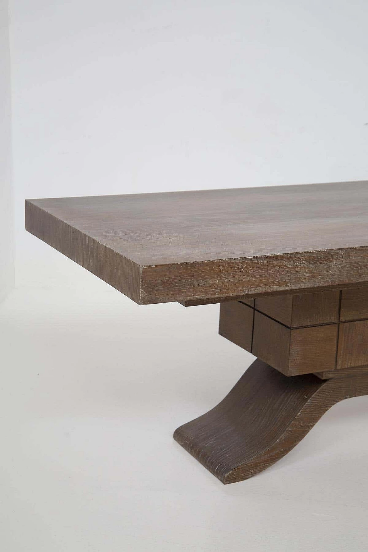 Wooden table attributed to Guglielmo Ulrich, 1950s 2