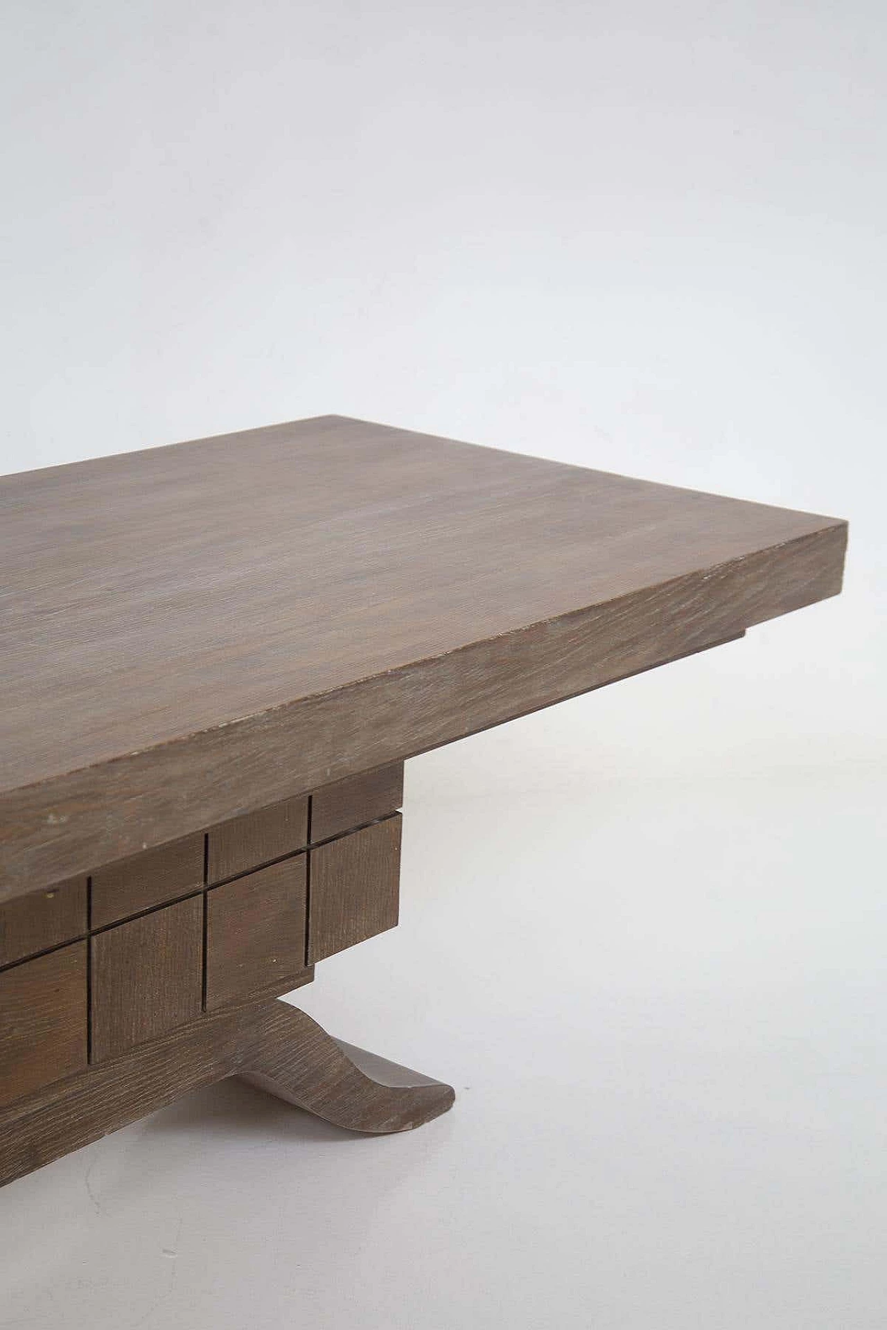 Tavolo in legno attribuito a Guglielmo Ulrich, anni '50 4