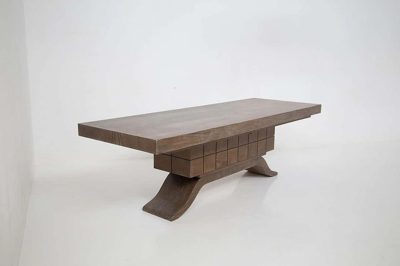 Wooden table attributed to Guglielmo Ulrich, 1950s 7