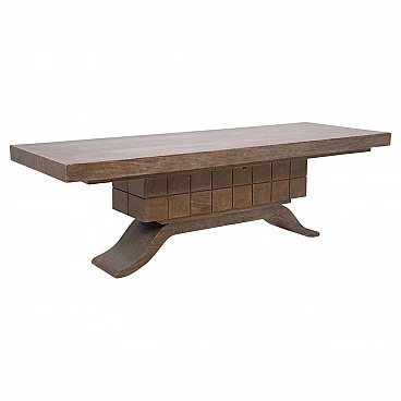 Tavolo in legno attribuito a Guglielmo Ulrich, anni '50