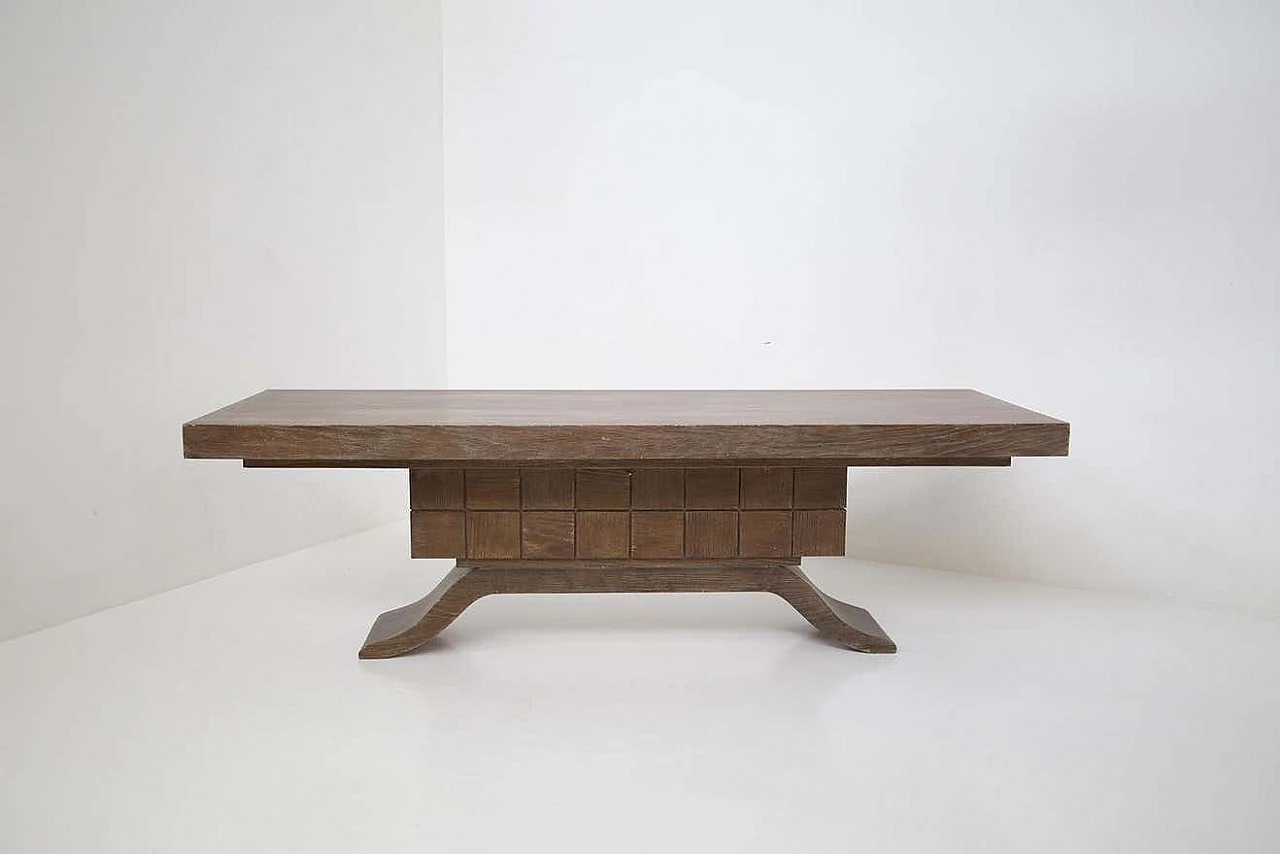 Wooden table attributed to Guglielmo Ulrich, 1950s 9