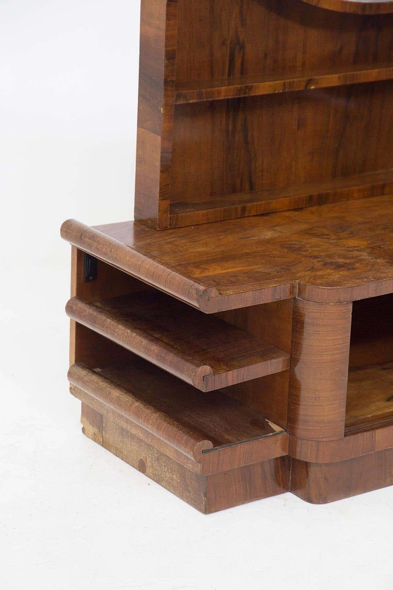 Walnut-root sideboard attributed to Osvaldo Borsani, 1930s 4