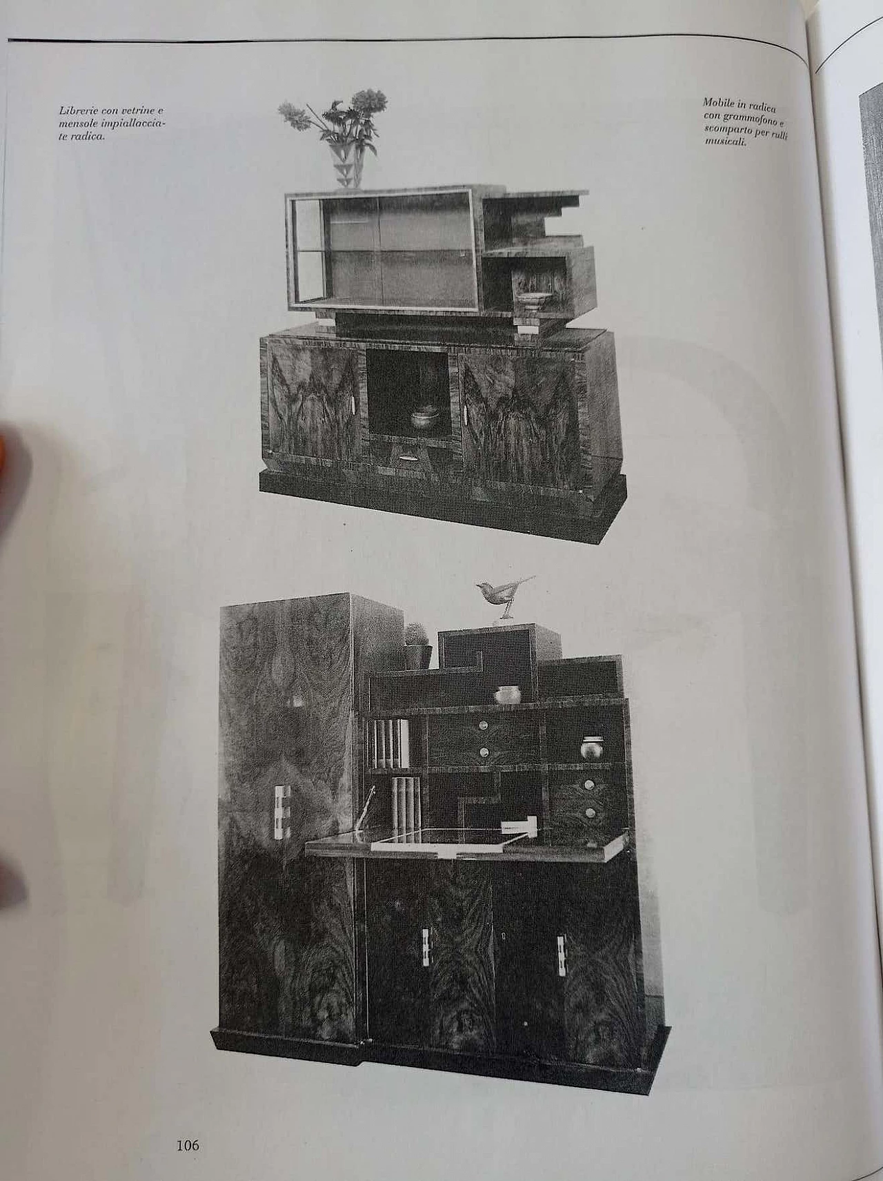 Walnut-root sideboard attributed to Osvaldo Borsani, 1930s 12