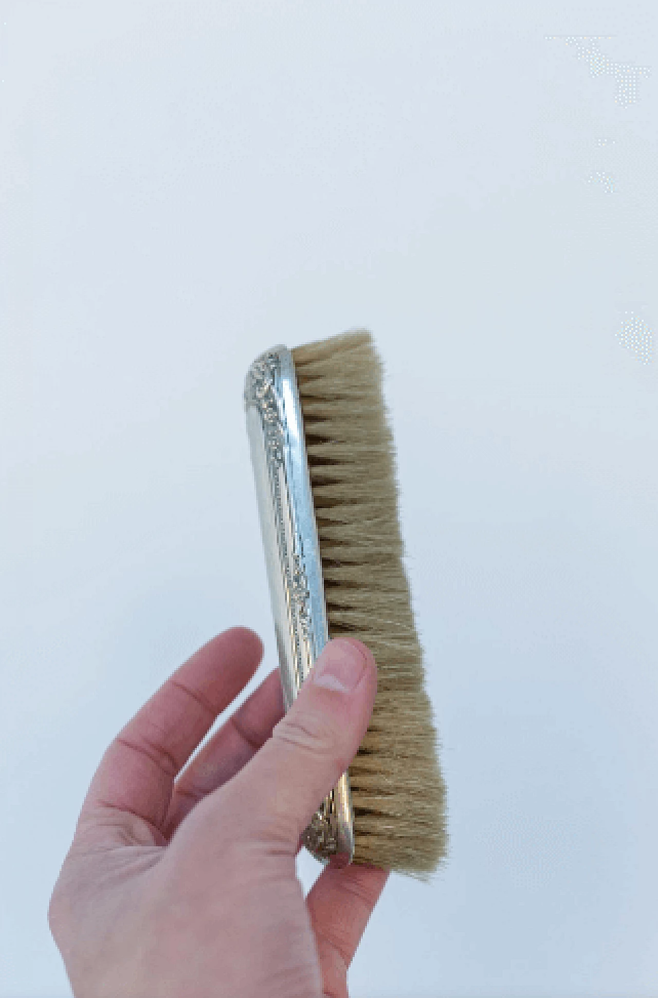 5 Spazzole e specchio in argento, anni '30 13