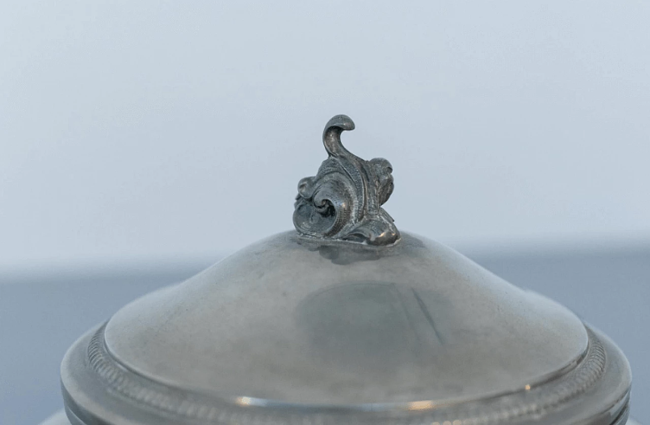 Silver-plated metal tureen, 1930s 2