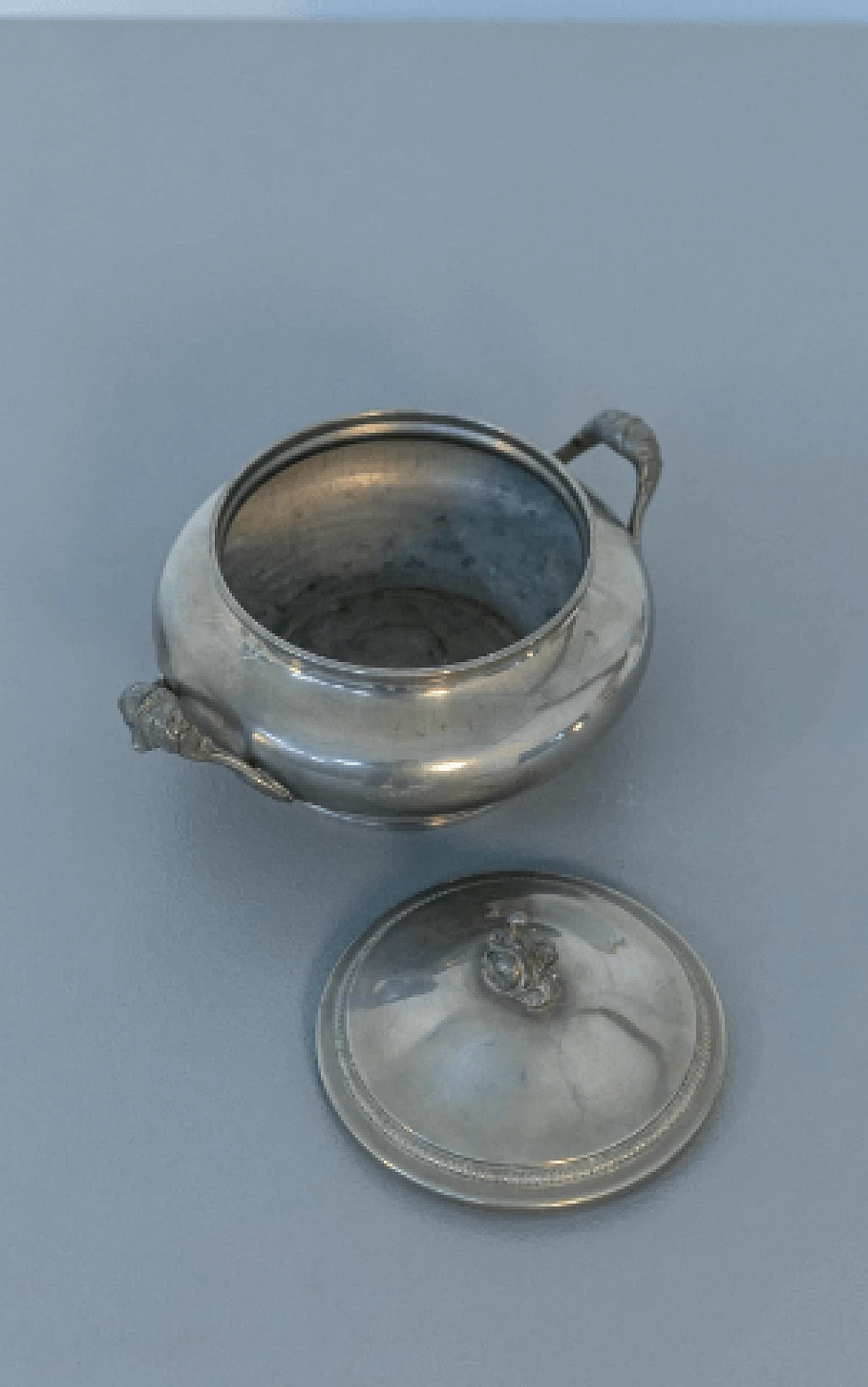 Silver-plated metal tureen, 1930s 3