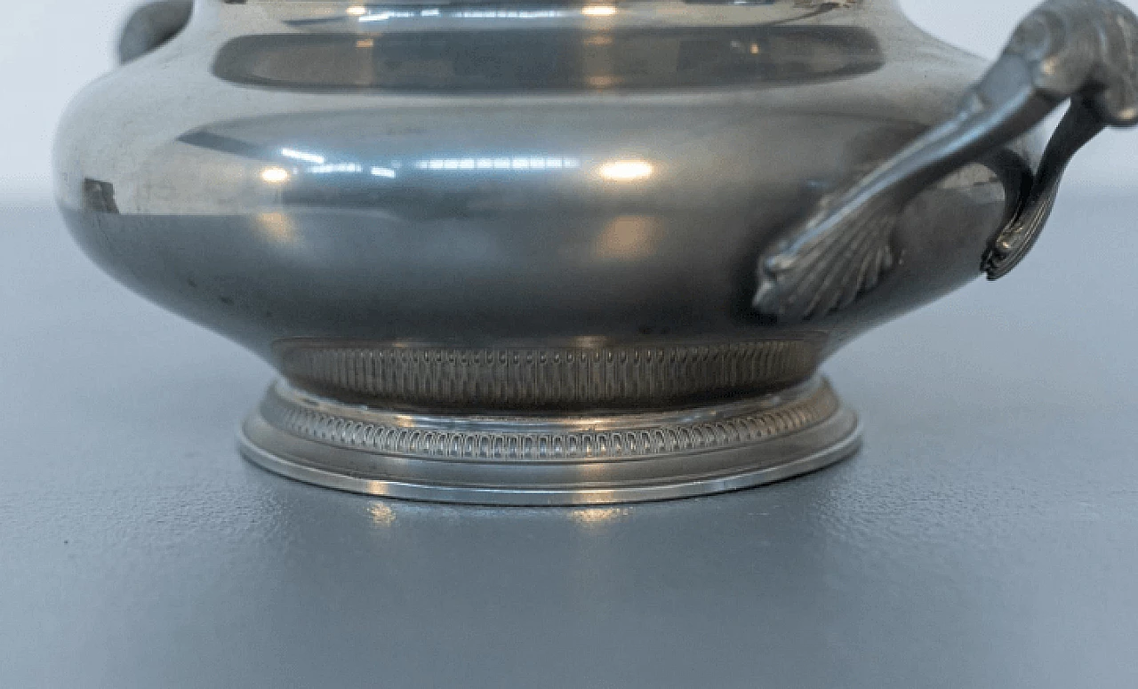 Zuppiera in metallo placcato argento, anni '30 6